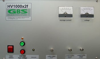 Amplificateur haute tension HV1000-2f | +/- 1 kV | Source de courant 2 A | Application plasma | Réacteur DBD