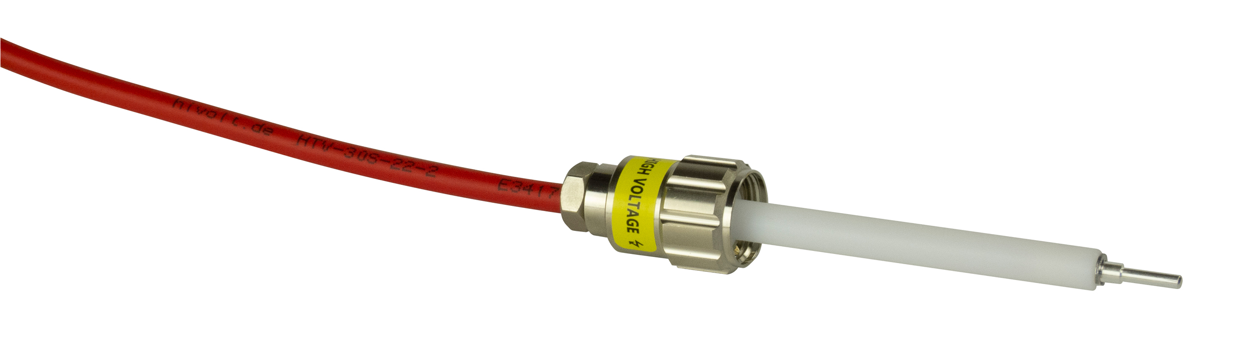 High voltage connector GES HS-HB series plug and socket, 10 kV to 40 kV