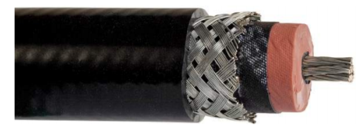 Cable haute tension blindé coaxial | 125 kV HSC-125-1E1SVA-0 | Hivolt