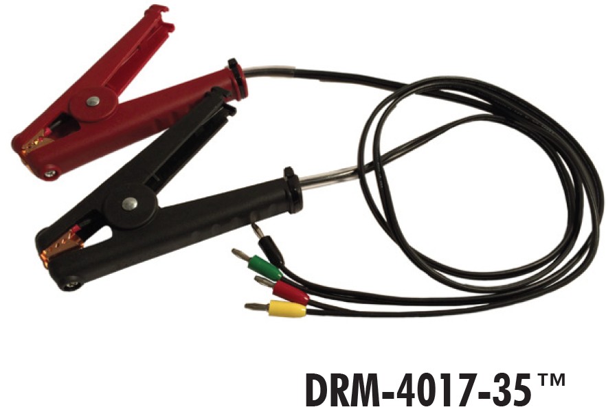 Mesure de résistance | Pinces Kelvin DRM-4017-35 | Machoire de 35 mm 