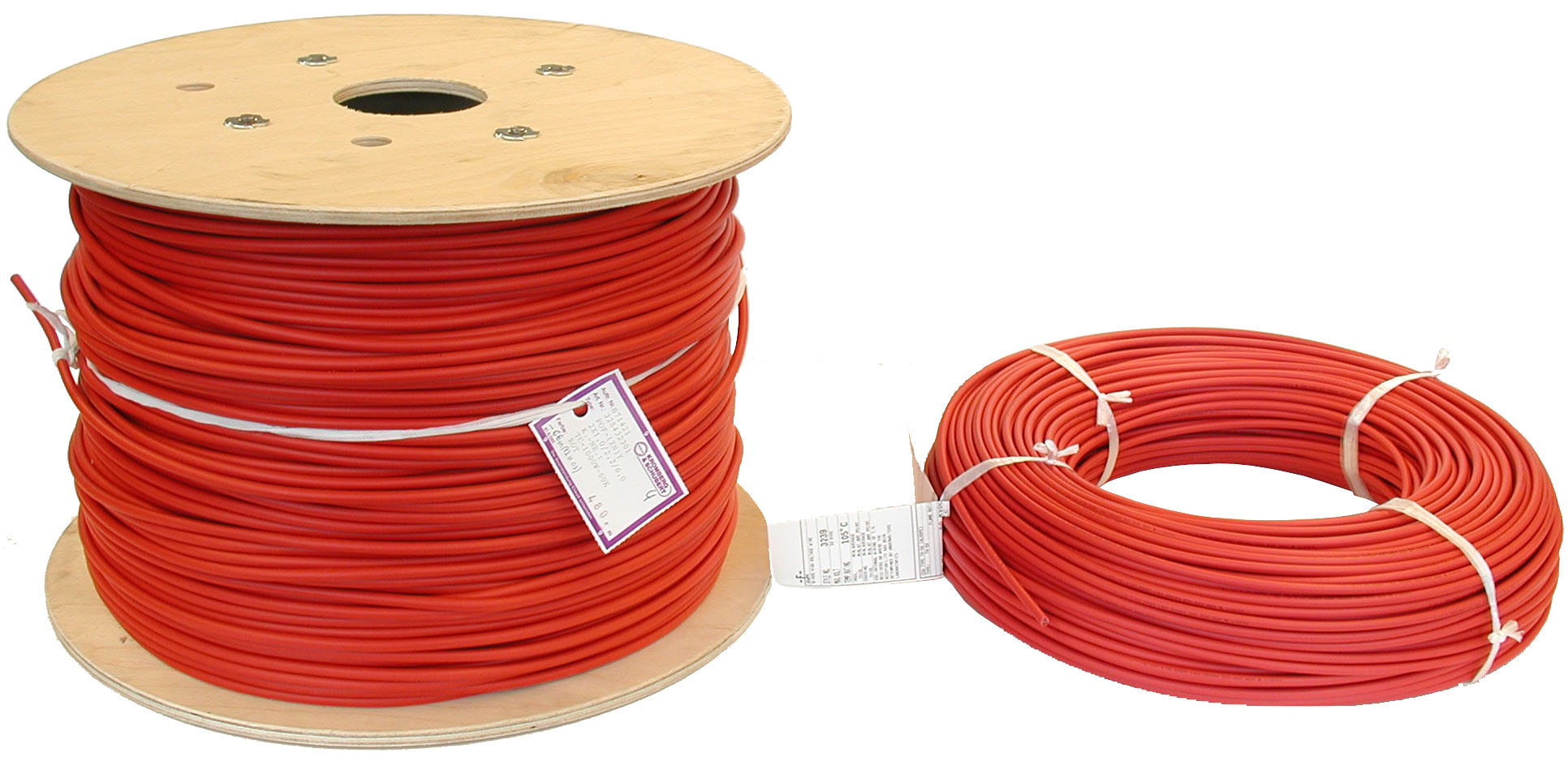 Cable haute tension | Conditionnement en rouleau 150 m ou bobine 500 m | Isolants polyéthylène, Silicone 